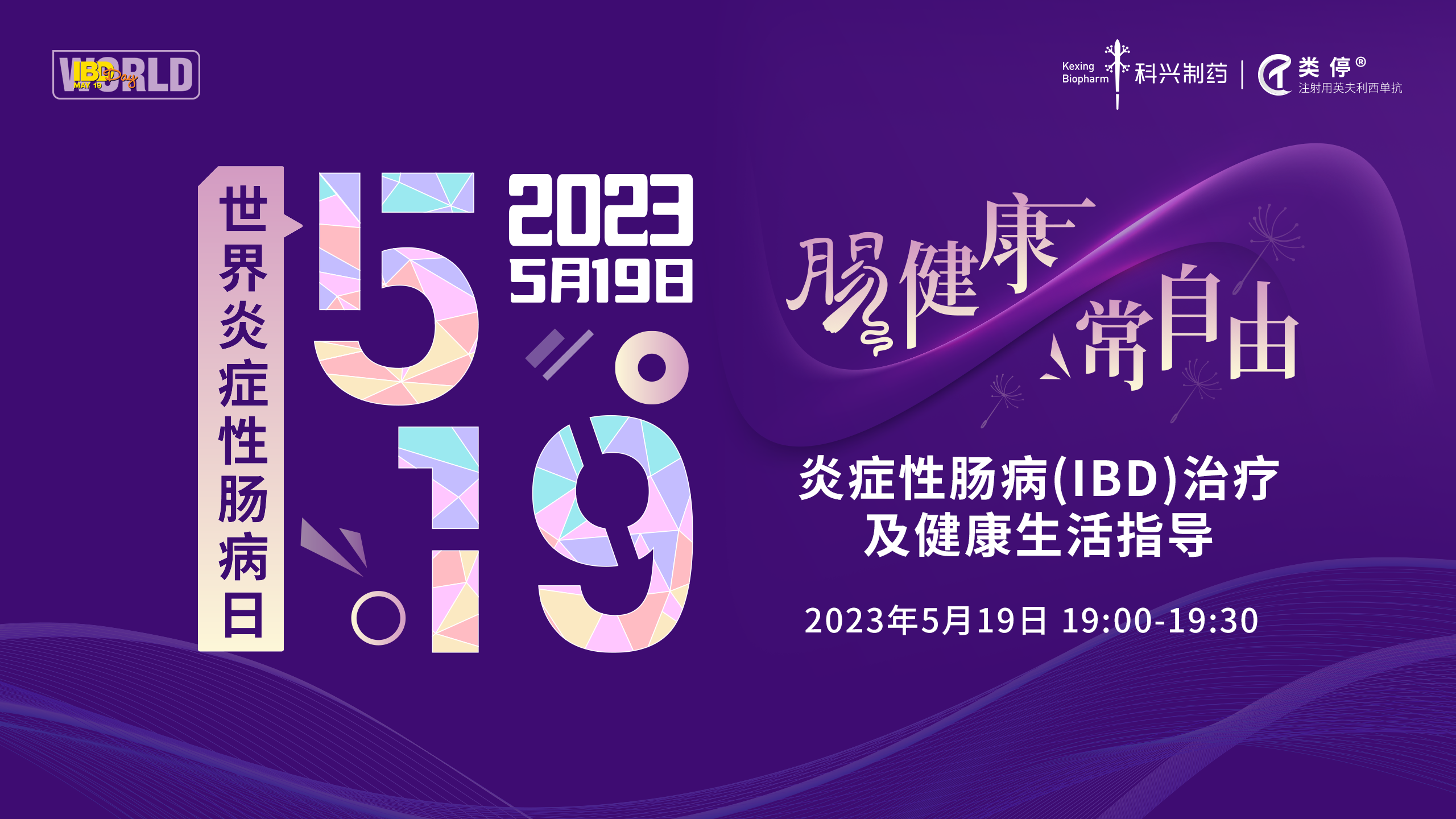 5.19世界炎癥性腸病日 | 愛在鵬城，點亮紫光